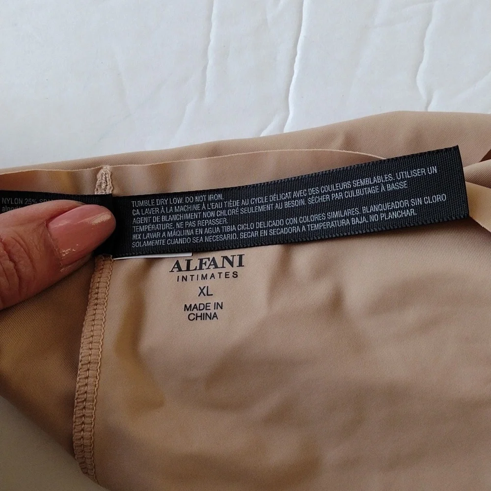 Alfani‎ Intimates Woman's Laser Cut Hipster Underwear Panties Latte Cafe XLarge